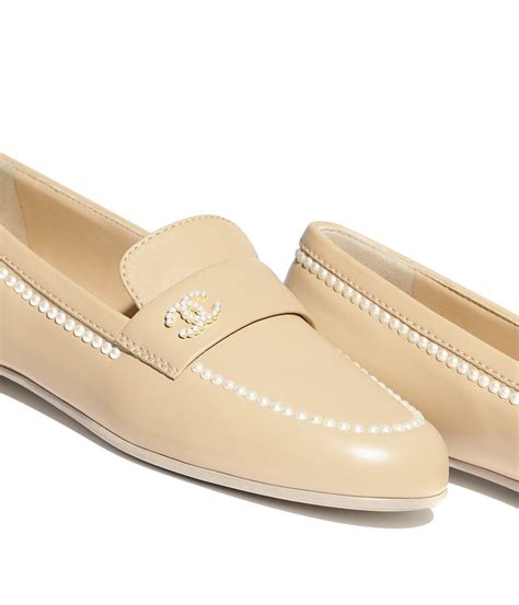 chanel loafer beige|Chanel fashion.